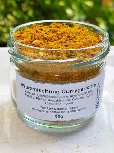 Gewürzmischung Currygerichte